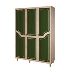 Шкаф Kalune Design Wardrobe 863 (VI), 135 см, дуб/темно-зеленый цена и информация | Шкафы | 220.lv