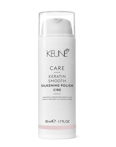 Maigs matu krēms Keune Care Keratin Smooth Silkening Polish, 50 ml cena un informācija | Matu uzlabošanai | 220.lv