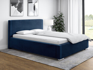 Кровать Lila 180x200 см, синяя цена и информация | Кровати | 220.lv