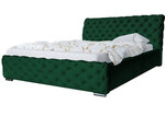 Кровать Lira 160x200 см, зеленая