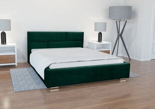 Кровать Prato 180x200 см, зеленая цена и информация | Кровати | 220.lv