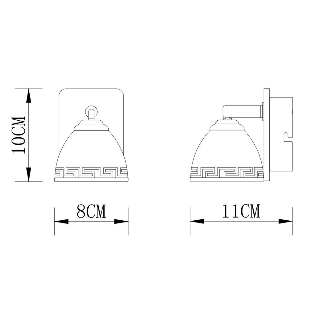 Sienas lampa G.LUX GM-069-1 cena un informācija | Sienas lampas | 220.lv