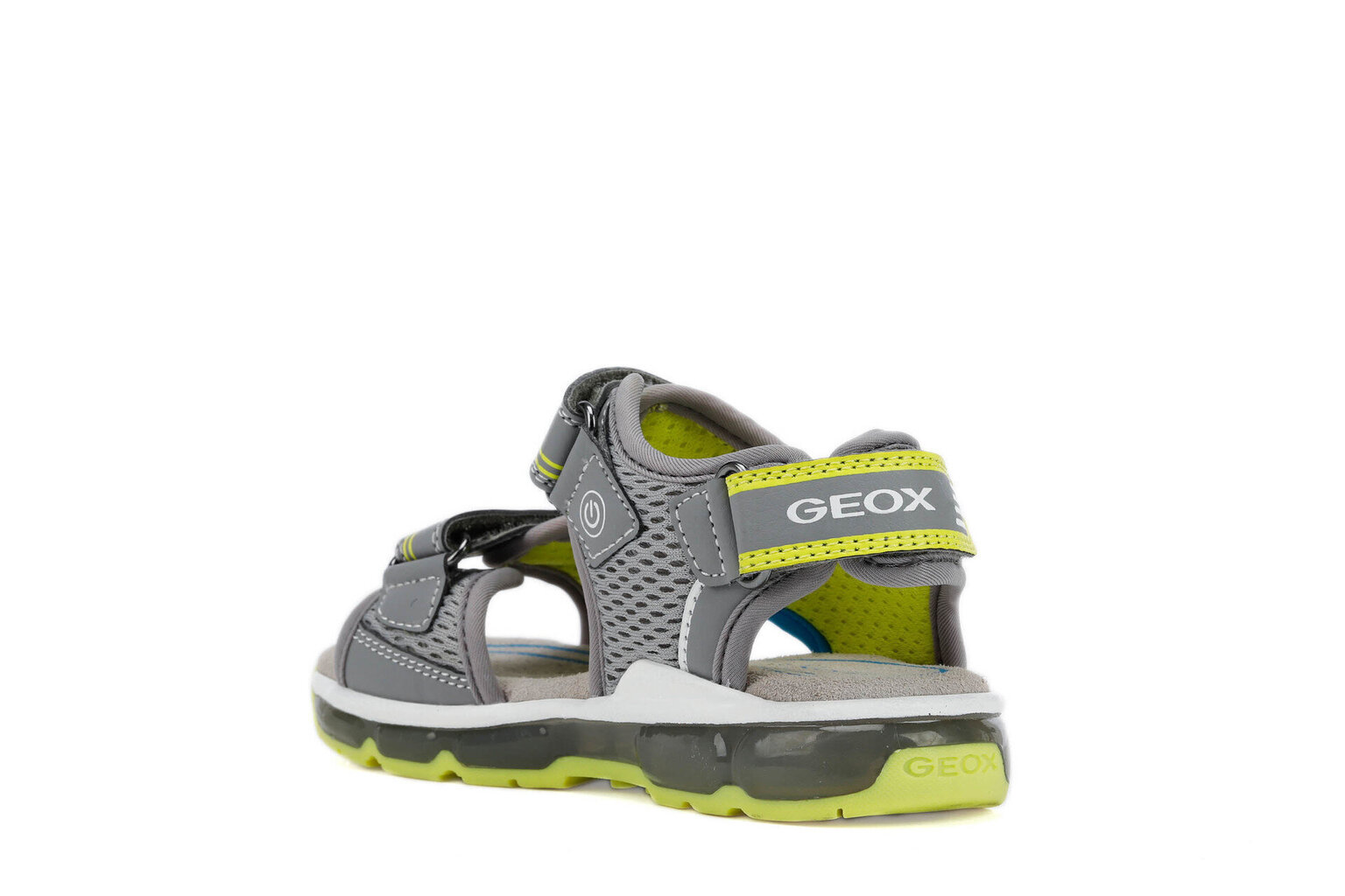 Mirgojošas sandales Geox, pelēkas cena un informācija | Bērnu sandales | 220.lv