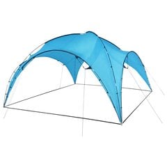 vidaXL svinību telts, 450x450x265 cm, gaiši zila цена и информация | Беседки, навесы, тенты | 220.lv