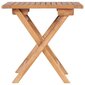 vidaXL saliekams dārza galds, 45x45x45 cm, masīvs tīkkoks cena un informācija | Dārza galdi | 220.lv