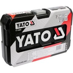 Набор головок Yato 1/4" (YT-14461), 25 шт. цена и информация | Механические инструменты | 220.lv