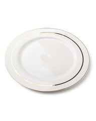 Mirella Gold pusdienu šķīvis, 27 cm cena un informācija | Trauki, šķīvji, pusdienu servīzes | 220.lv