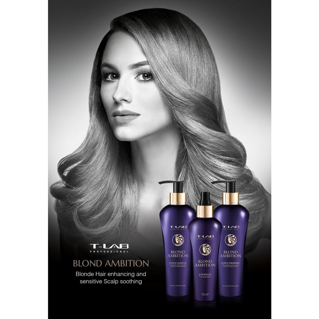 Violeta matu maska T-LAB Professional Blond Ambition, 300 ml цена и информация | Matu uzlabošanai | 220.lv