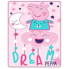 Плед для детей Peppa Pig, 100x150 cm цена и информация | Покрывала, пледы | 220.lv
