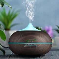 Увлажняющий ароматический диффузор Vonivi Zen 300ml dark цена и информация | Увлажнители воздуха | 220.lv