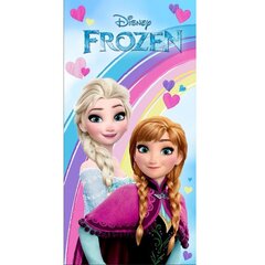 Bērnu dvielis Frozen, 70x140cm cena un informācija | Dvieļi | 220.lv