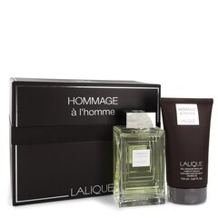 Komplekts Lalique Hommage a L'Homme: EDT vīriešiem 100 ml + dušas želeja 150 ml cena un informācija | Vīriešu smaržas | 220.lv