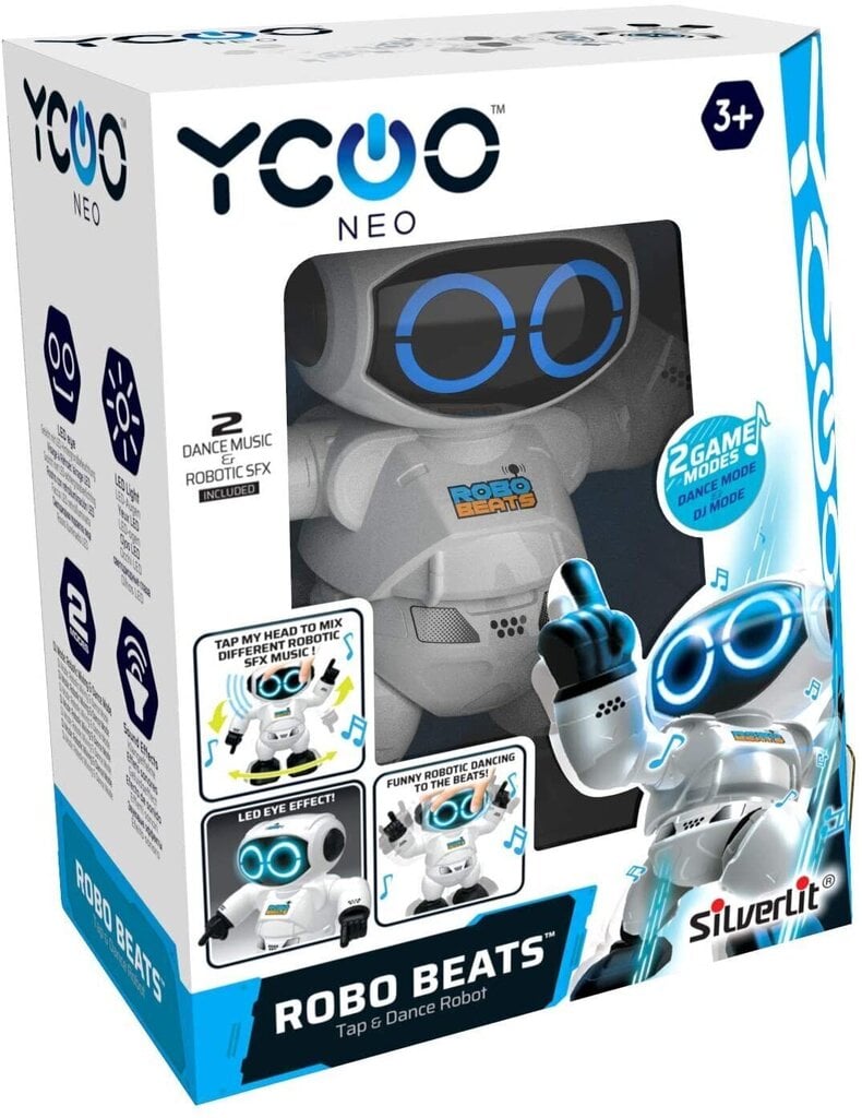 Interaktīvs dejojošs robots Silverlit Ycoo Robo Beats, 7530-88587 цена и информация | Rotaļlietas zēniem | 220.lv