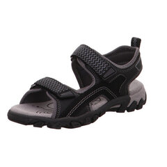 Sandales Superfit, melnas cena un informācija | Bērnu sandales | 220.lv
