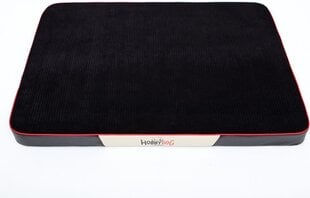 Hobbydog матрас для питомца Premium Velvet Black, XL, 120x80 см цена и информация | Лежаки, домики | 220.lv