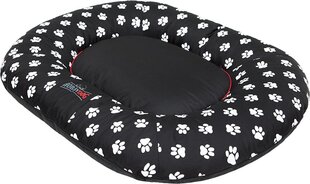 Hobbydog лежак Ponton Prestige, XXL, Black Paws, 120x100 см цена и информация | Лежаки, домики | 220.lv