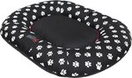 Hobbydog guļvieta Ponton Prestige, L, Black Paws, 90x65 cm