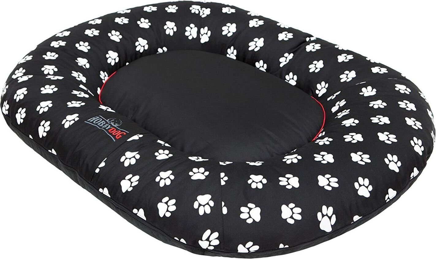 Hobbydog guļvieta Ponton Prestige, L, Black Paws, 90x65 cm цена и информация | Suņu gultas, spilveni, būdas | 220.lv