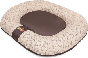 Hobbydog лежак Ponton Prestige, XXL, Beige Bones, 120x100 см цена и информация | Лежаки, домики | 220.lv