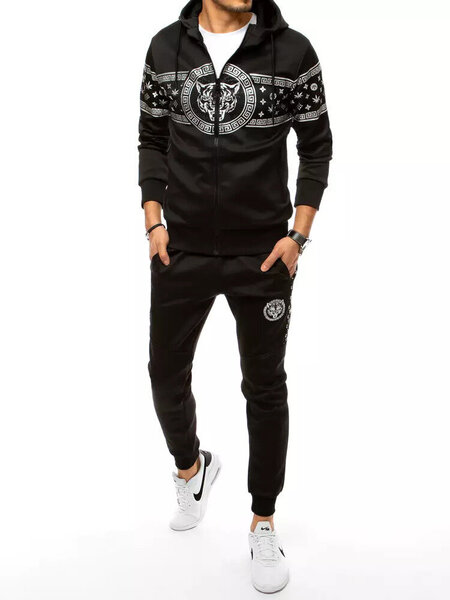 Vīriešu sporta tērps "Monelo", melns ar pelēkām detaļām cena | 220.lv