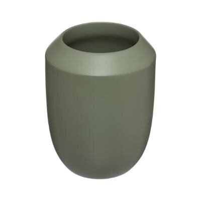 Trauciņš vannas istabai ieturētā zaļā krāsā Khaki 8x10.2 cm cena un informācija | Vannas istabas aksesuāri | 220.lv