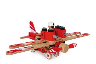 Koka konstruktors 2:1 Helikopters/Lidmašīna cena un informācija | Attīstošās rotaļlietas | 220.lv
