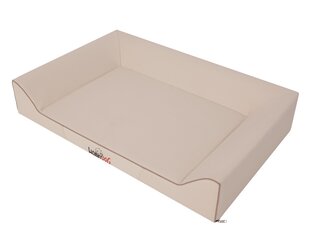 Hobbydog guļvieta Soft Skaj Beige, L, 80x55x18 cm cena un informācija | Suņu gultas, spilveni, būdas | 220.lv