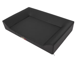 Hobbydog guļvieta Soft Skaj Black, L, 80x55x18 cm cena un informācija | Suņu gultas, spilveni, būdas | 220.lv