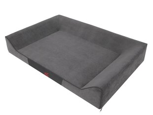 Hobbydog guļvieta Soft Savoy Graphite, XL, 100x78x18 cm cena un informācija | Suņu gultas, spilveni, būdas | 220.lv