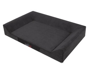 Hobbydog guļvieta Soft Savoy Black, XL, 100x78x18 cm cena un informācija | Suņu gultas, spilveni, būdas | 220.lv