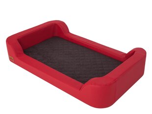 Hobbydog guļvieta Triumph Red, L, 80x50x18 cm cena un informācija | Suņu gultas, spilveni, būdas | 220.lv
