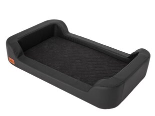 Hobbydog guļvieta Triumph Black, XL, 100x62x18 cm cena un informācija | Suņu gultas, spilveni, būdas | 220.lv