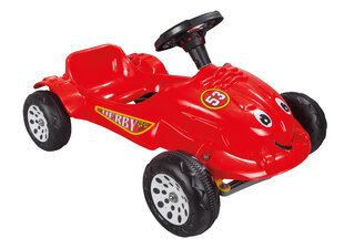 Stumjamā mašīna ar pedāļiem Herby, sarkana cena un informācija | Rotaļlietas zīdaiņiem | 220.lv