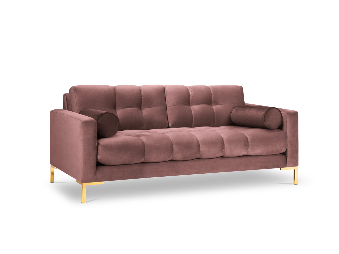 Divvietīgs dīvāns Cosmopolitan Design Bali, rozā/zelta krāsas cena un informācija | Dīvāni | 220.lv