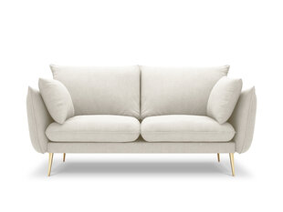 Divvietīgs dīvāns Milo Casa Elio, gaišas smilškrāsas/zeltainas krāsas cena un informācija | Dīvāni | 220.lv