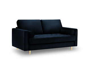 Двухместный диван Milo Casa Santo, синий/золотой цена и информация | Диваны | 220.lv