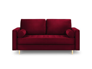 Divvietīgs dīvāns Milo Casa Santo, sarkans/zelta krāsas cena un informācija | Dīvāni | 220.lv