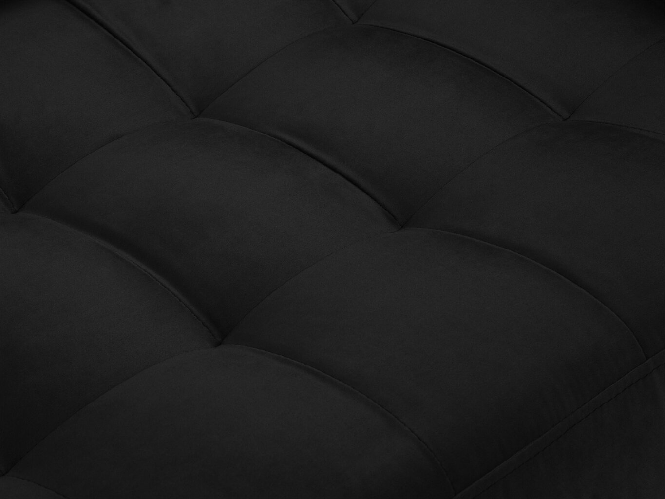 Divvietīgs dīvāns Milo Casa Santo, melns/zelta krāsas cena un informācija | Dīvāni | 220.lv