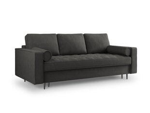 Трехместный диван Milo Casa Santo 8, темно-серый цена и информация | Диваны | 220.lv