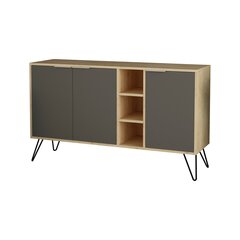 Kumode Kalune Design 855, 142 cm, gaiši brūna/pelēka цена и информация | Комоды | 220.lv