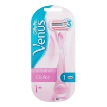 Бритва для женщин Gillette Venus Divine Sensitive, 1 шт цена и информация | Косметика и средства для бритья | 220.lv