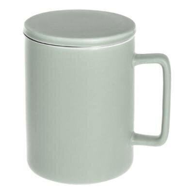 Porcelāna tējas krūze ar sietiņu Nature Mint 400 ml cena un informācija | Glāzes, krūzes, karafes | 220.lv