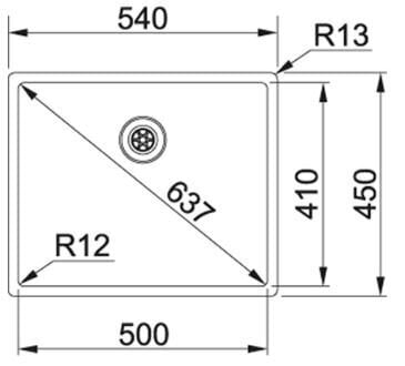 Izlietne FRANKE BOX, BXX 210/110-50 cena un informācija | Virtuves izlietnes | 220.lv