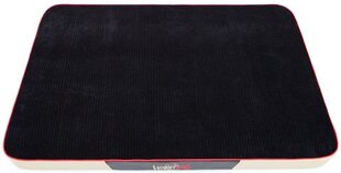 Hobbydog матрас для питомца Premium Velvet Black/Beige, XL, 120x80 см цена и информация | Лежаки, домики | 220.lv