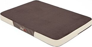 Hobbydog матрас для питомца Premium Velvet Brown/Beige, L, 100x67 см цена и информация | Лежаки, домики | 220.lv