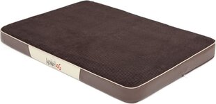 Hobbydog матрас для питомца Premium Velvet Brown, M, 80x54 см цена и информация | Лежаки, домики | 220.lv