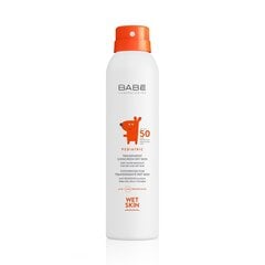 Защитный спрей для влажной кожи BABĒ Laboratorios SPF50 +, 200 мл цена и информация | Кремы от загара | 220.lv