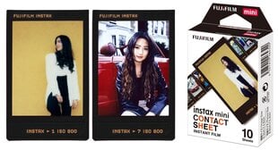 Fotopapīrs Fujifilm Instax mini Contact Sheet (10pl) цена и информация | Прочие аксессуары для фотокамер | 220.lv