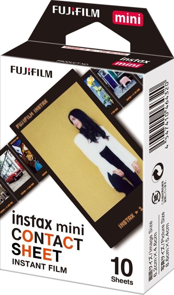 Foto papīrs Fotopapīrs Fujifilm Instax mini Contact Sheet (10pl) cena |  220.lv