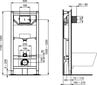 WC rāmja komplekts Ideal Standard ProSys, ar WC Connect Air Aquablade un soft close vāku cena un informācija | Tualetes podi | 220.lv